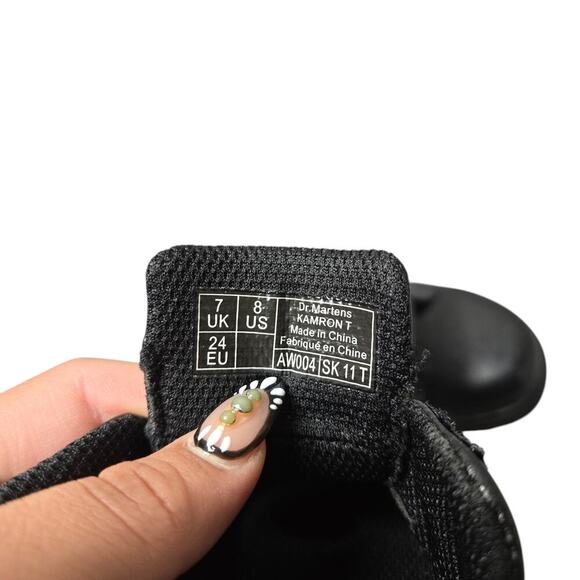 Dr. Martens Toddler Kamron Leather Strap Velcro Oxford Shoes - Picture 5 of 5